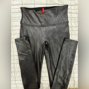 Spanx faux leather leggings